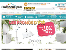 Tablet Screenshot of plomberie-pro.com